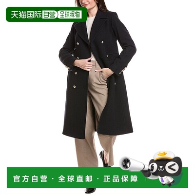 自营Kenneth Cole New York Chevron Textured Wool-Blend Milita