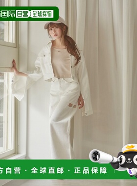 1h可退 日本直邮Rose Muse 女装宽松短款牛仔外套 半开袖设计 RM2