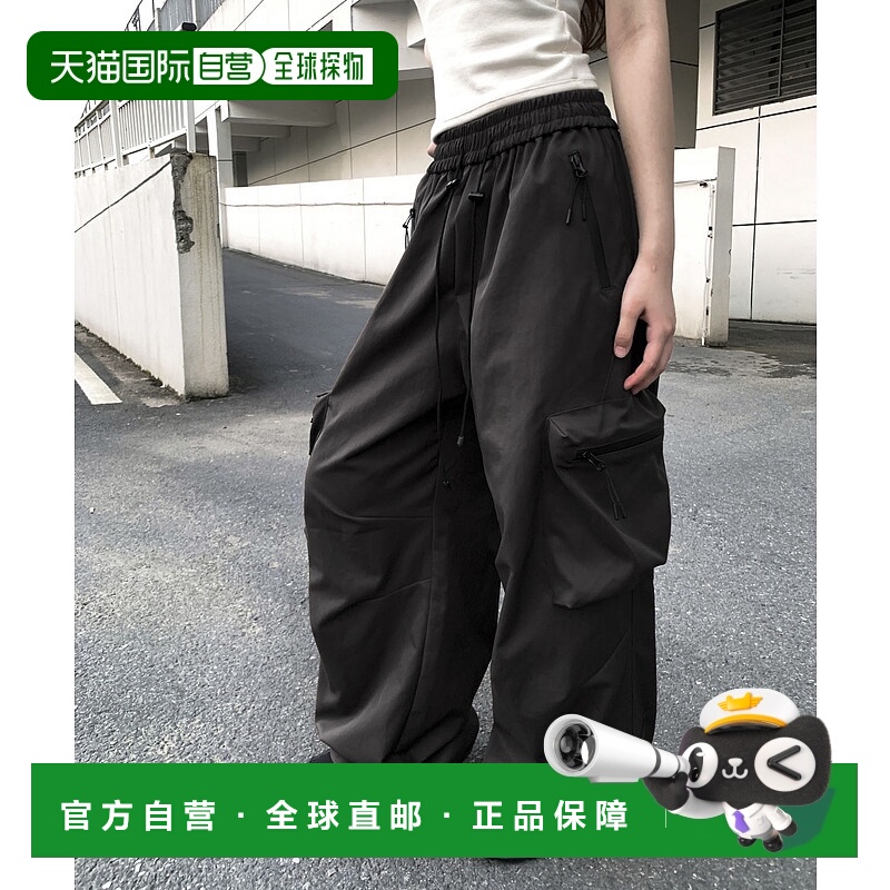 1h可退 日本直邮VEILA 女装 宽松多口袋阔腿卡其裤 vla3301卫裤