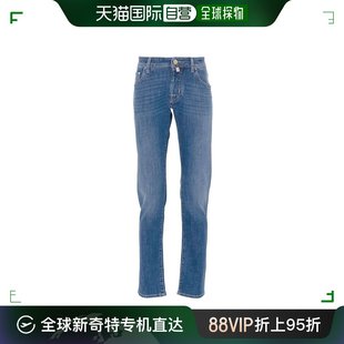 香港直邮Jacob UQE07S3736 Cohen 腰带环牛仔长裤