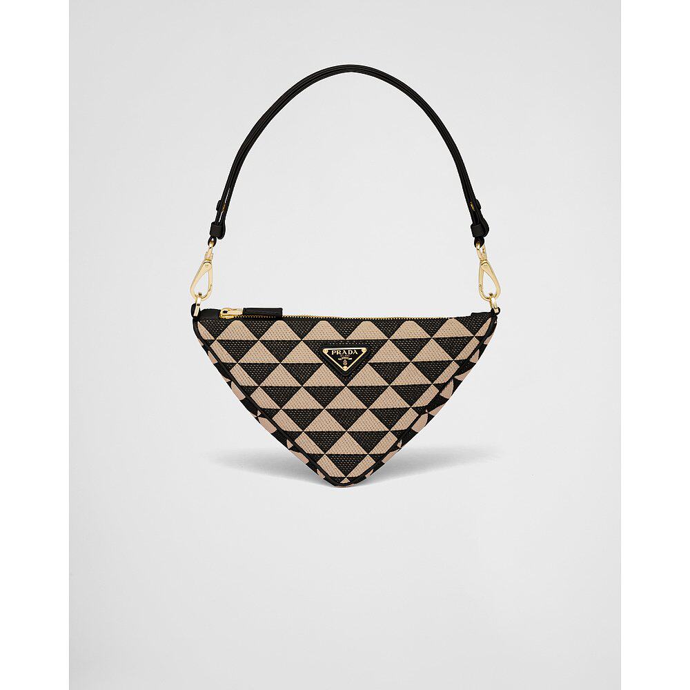 prada/普拉达刺绣提花迷你包