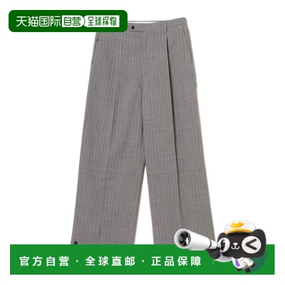 1h可退 日本直邮SASAKI SATORU 男装 聚酯羊毛混纺 斜纹西裤 工装