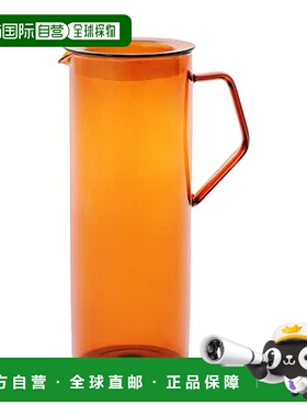 【日本直邮】Kinto 饮料容器・凉水壶 1.2L 耐热玻璃琥珀色21464