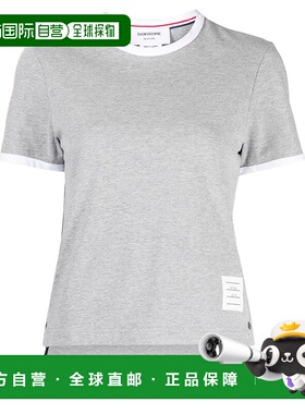 1h可退 香港直邮THOM BROWNE 女士T恤 FJS075A00042055 CO 灰色