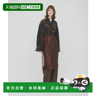 1h可退 日本直邮LAATO 女装 透感中长裙 半透明设计侧开叉 WBA725