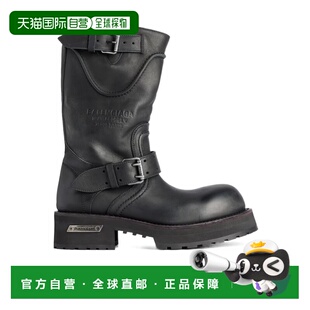 1h可退 香港直邮25FW VENOM 圆头厚底靴子 Men巴黎世家