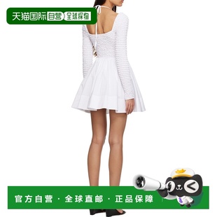 香港直邮Staud 907875WHT 平纹弹力连衣裙