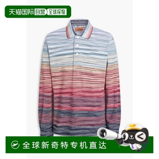 间隔染色纱棉质Polo衫 1h可退 男士 香港直邮MISSONI US24 米索尼