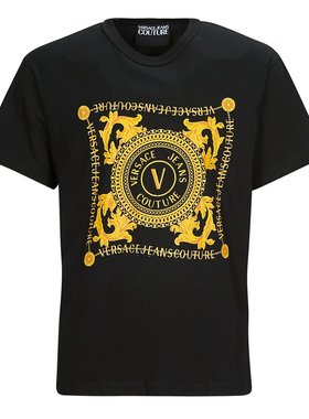 Versace Jeans Couture 男士 GAHF07 短袖T恤 黑色