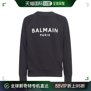 Balmain 香港直邮潮奢 巴尔曼 男士 Logo印花卫衣