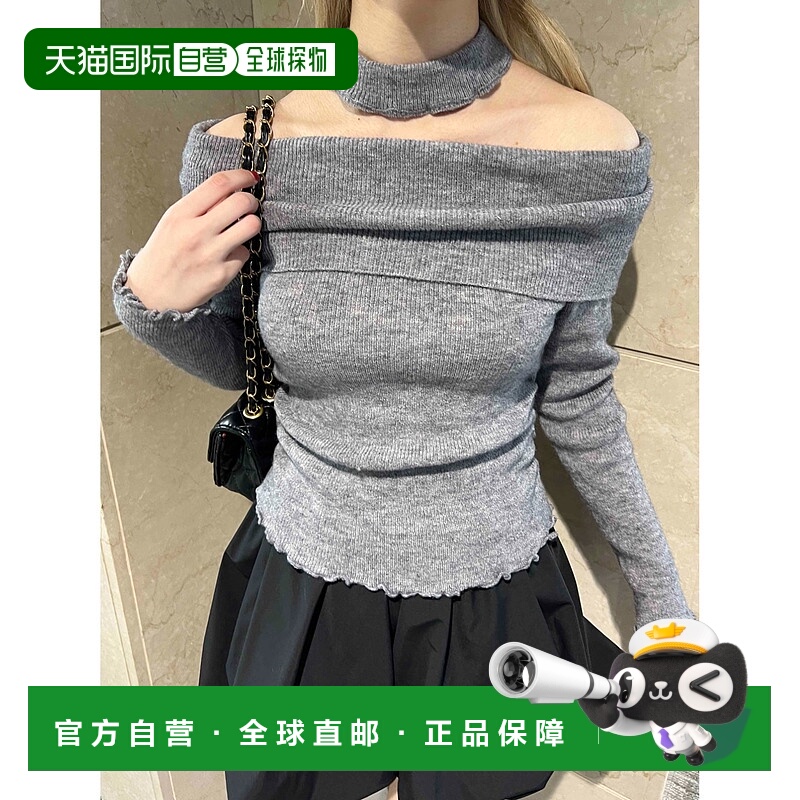 1h可退 日本直邮PHILLY 女士两件套露肩针织上衣 PWC24AW080