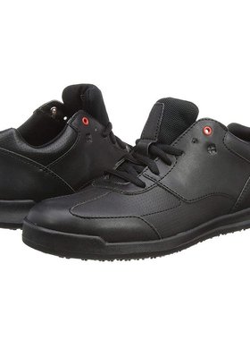 美国直邮Shoes For Crews女士休闲鞋黑色系带平底日常百搭轻便