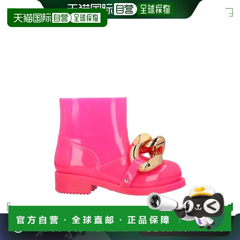 1h可退 香港直邮潮奢 J.W. Anderson 女士 脚踝靴 pink粉色 舒适