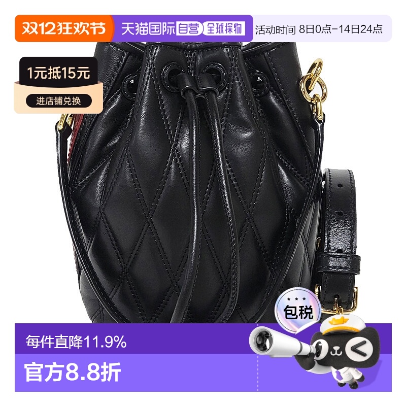 韩国直邮bally 女士 单肩包水桶包羊皮日常简约时尚休闲复古风