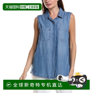美国奥莱直发 自营 lola river洛拉河牛仔衬衫 蓝色