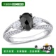 人造莫桑石 DEW 4ct 黑钻戒指 10k Max 8ct Mimi 自营