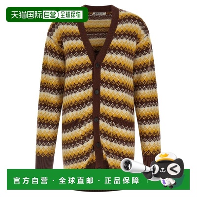 1h可退 香港直邮AURALEE 女士 提花针织开衫 A25AC03ECBURGUNDYYE