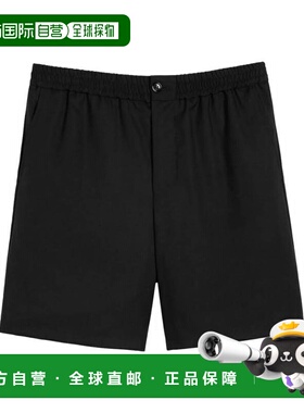 香港直邮Ami Paris 男士短裤 HSO303CO0009001 AW2024 黑色