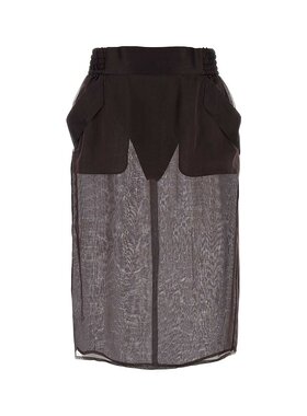 SAINT LAURENT 女士半身裙 769270Y3H912041 AW2024