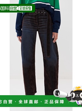 1h可退 香港直邮Acne Studios 艾克妮 女士 Used Flock 牛仔宽松