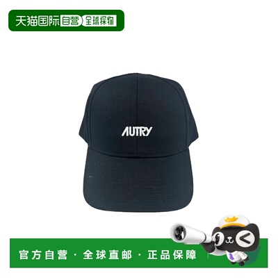 香港直邮AUTRY 男士帽子 ACPU063K SS2026 黑色 撞色徽标棒球帽