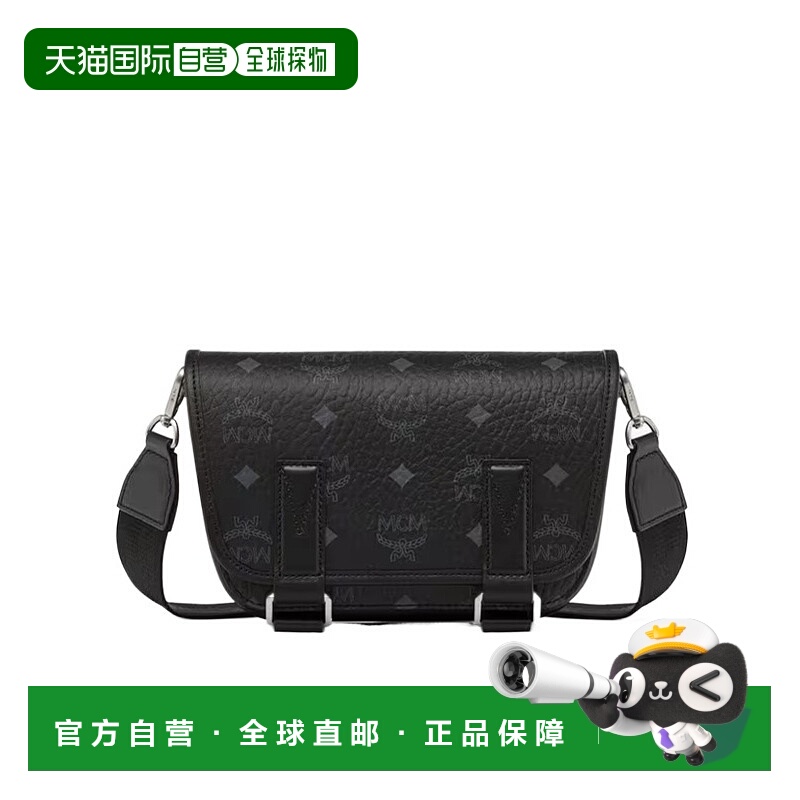 香港直邮MCM 男士手提包 MMMEATA02BK AW2024 黑色 Printed canva