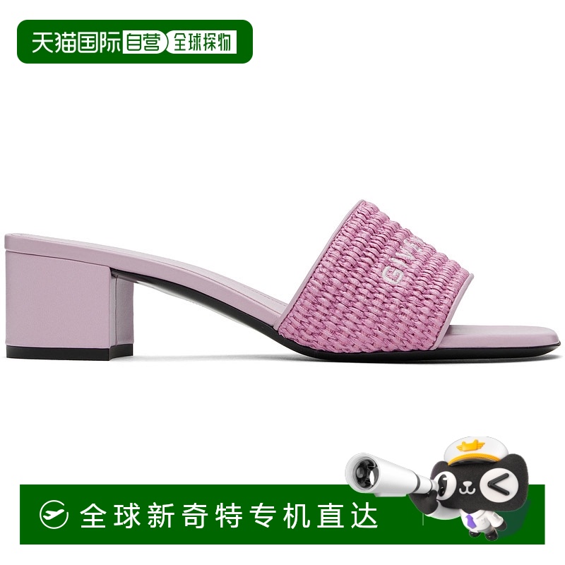 香港直邮Givenchy 纪梵希 女士 露趾高跟凉鞋 BE306VE1T5粗跟