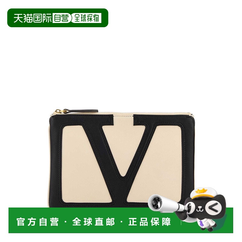 香港直邮valentino 华伦天奴 女士 Viva Superstar 拉鍊手拿包 7W