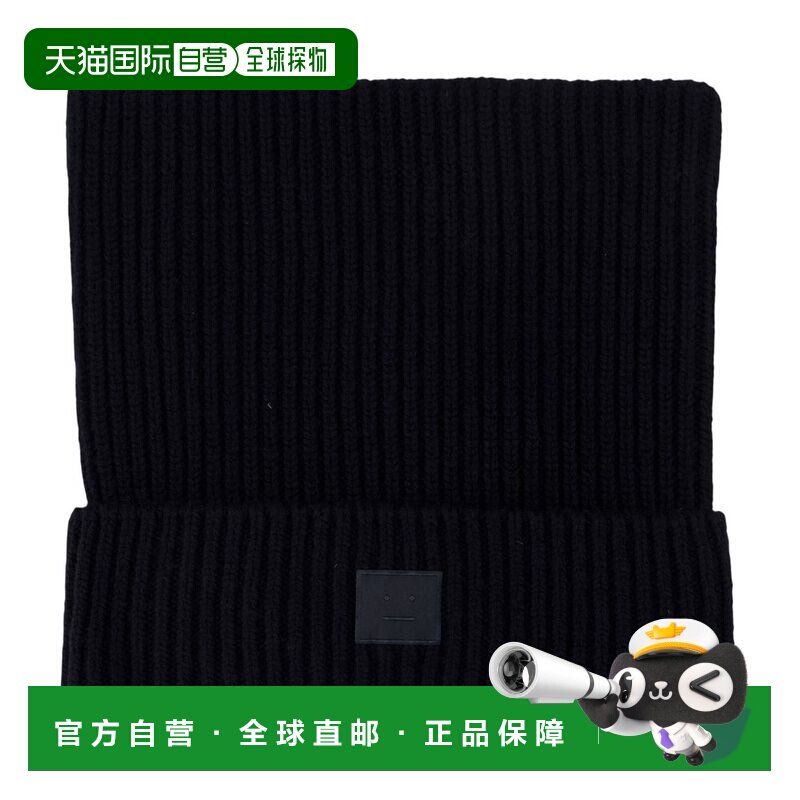1h可退 香港直邮ACNE STUDIOS 男士帽子 C40426900 SS2026 黑色图片