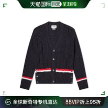 00219 香港直邮THOM BROWNE 海军蓝色棉质开衫 MKC272A 415 男士