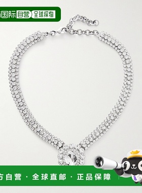 1h可退 香港直邮ALESSANDRA RICH 亚历山德拉.瑞秋 女士 镀银水晶