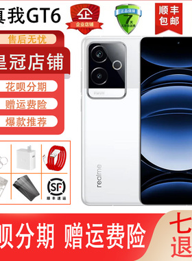 Realme/真我 GT6手机骁龙8Gen3新款旗舰电竞游戏直屏gt6