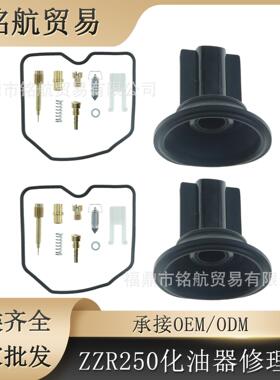 化油器修理包 2x 适用于 ZZR250 EX250 EX250H GPX250 EL250