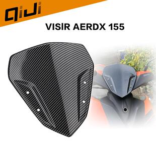摩托车改装配件适用于雅马哈NVX155前挡风片AEROX155 V1挡风玻璃