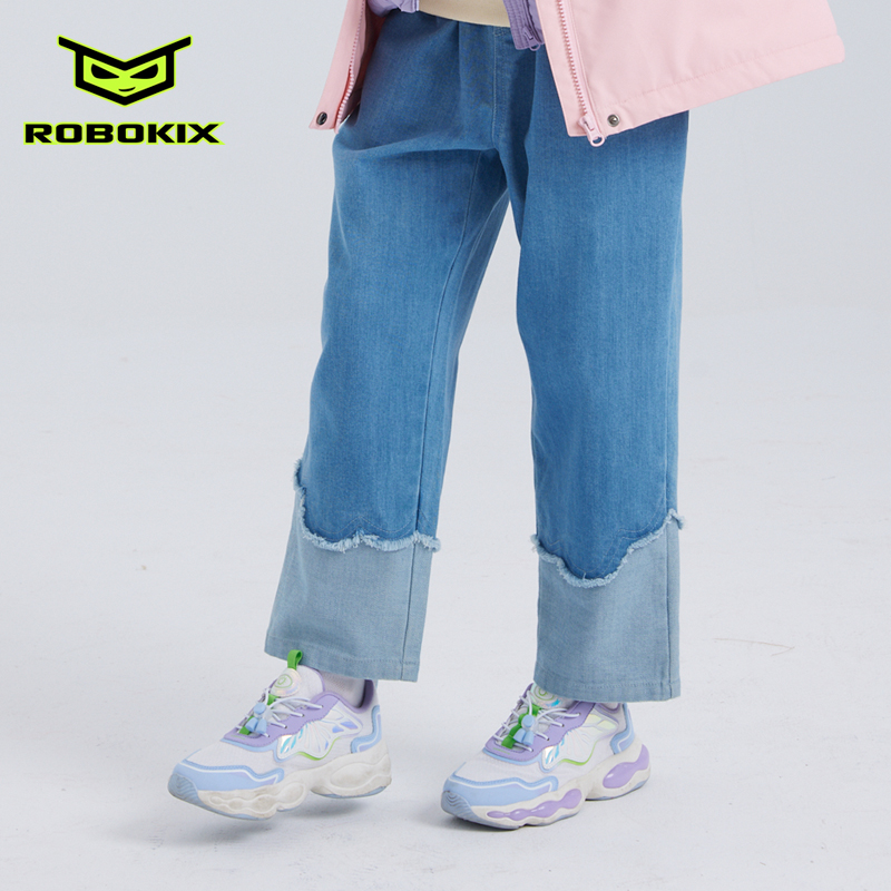 女童弹力牛仔裤柔软亲肤