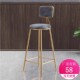 铁艺吧台椅简约现代酒吧椅家用餐靠背高脚椅子轻奢吧台凳高脚凳子