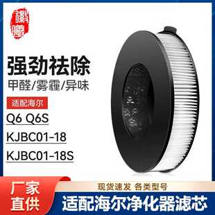 徽曦适配海尔车载空气净化器滤网Q6 Q6S滤芯KJBC01-18 18S除甲醛