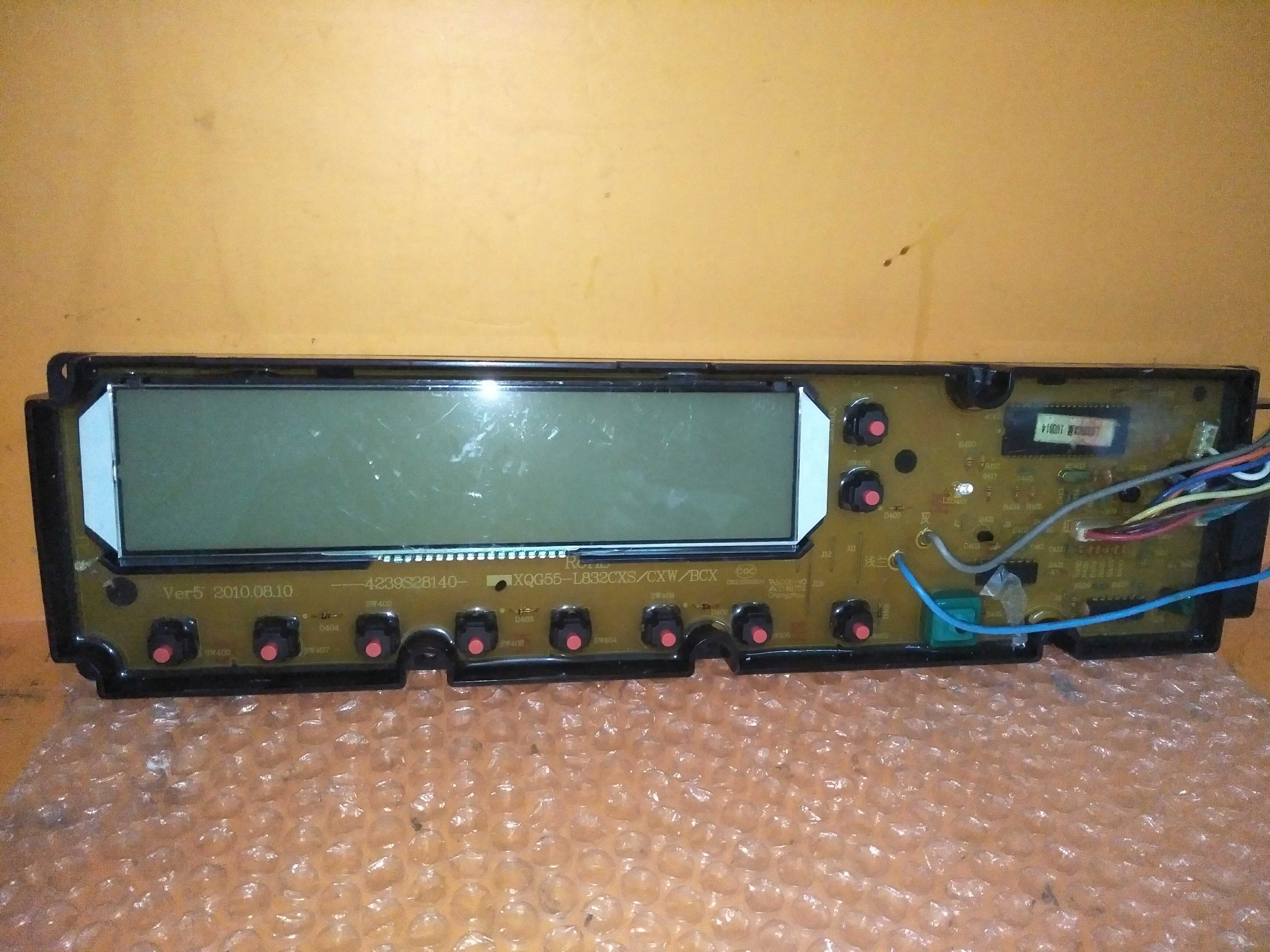 三洋滚筒洗衣机电脑板XQG55-L832CXS显示板操作面板