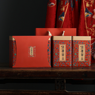 茶叶礼盒空盒凤凰单丛鸭屎香英红九号古树红茶滇红茶半斤/一斤装