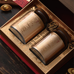 高档新会陈皮3两装礼盒包装套装空盒玻璃瓶150g陈皮礼品盒密封罐