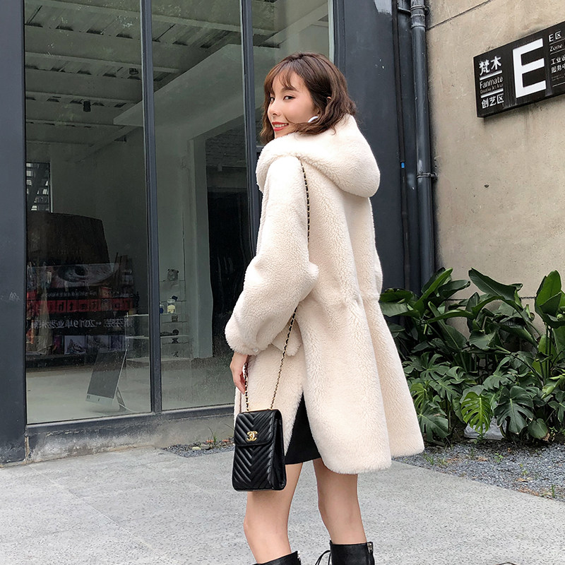 澳洲进口37羊毛 非纯羊毛 梦幻大颗粒羊毛中长外套大衣女2019新冬在类目 女装/女士精品, 皮草中 - 来自Buy2taobao.com提供专业的淘宝代购服务