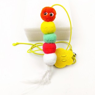 猫玩具自嗨解闷挂门荡秋千耐咬逗猫棒羽毛铃铛小老鼠猫咪玩具用品