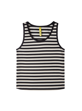 uti尤缇2026春季新款棉感条纹显瘦背心女打底内搭上衣UM2D2288399