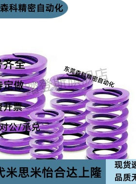 深紫色矩形弹簧YSWC-D14.5/D17/D26/D32/D39-L20/L25/L30/L35/40