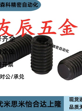 内六角紧定螺钉平端TAY01-M5-L4/5/6/8/10/-M6-L5/6/8/10/M8-L8