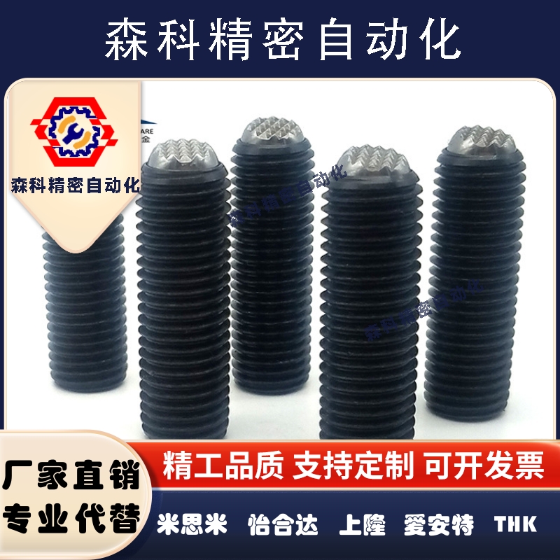 动向钢珠螺杆 齿面型锁紧螺丝 FSMG6-M16 无弹簧滚动波珠 PT16C