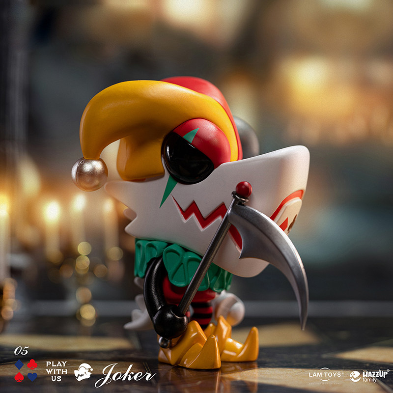 正版LAMTOYS变色龙7扑克潮玩盲盒