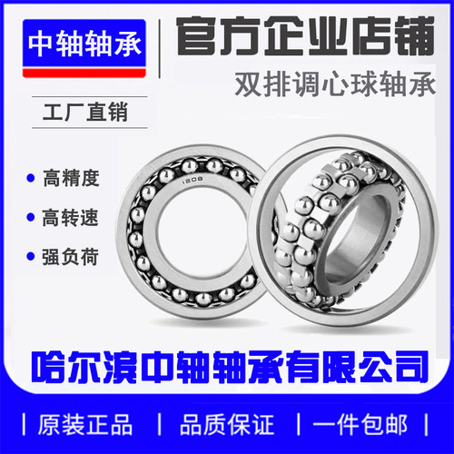 哈尔滨双排调心球轴承1200-1207