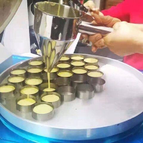 304不锈钢圆圈黄金玉米饼煎饼烙饼发糕米糕米粑电饼铛模具送配方