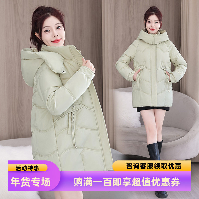羽绒棉服女2025冬季新款韩系加厚